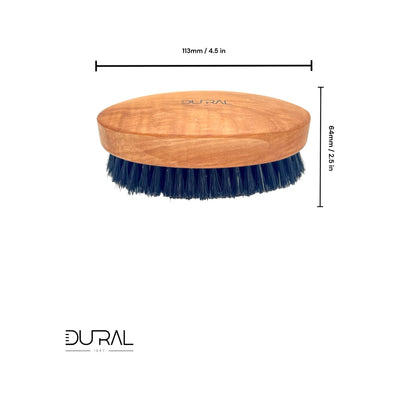 Dural Pear wood XL soft beard brush with natural bristles - Tekeno