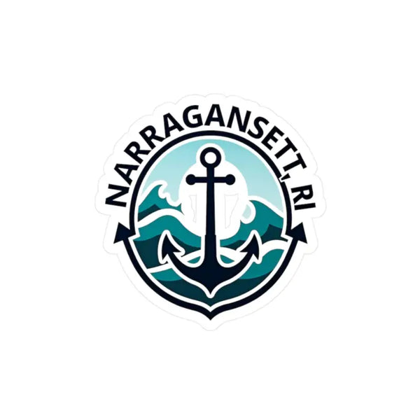 Ocean State Styles Vinyl Decal Narragansett RI Anchor