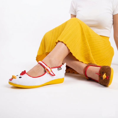 Chicken Hen Women's Mary Jane Flats