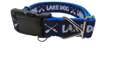 Lake Dog Blue Nylon Dog Collar