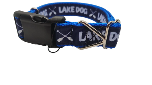 Lake Dog Blue Nylon Dog Collar