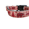 Plaid Forest Nylon Dog Collar