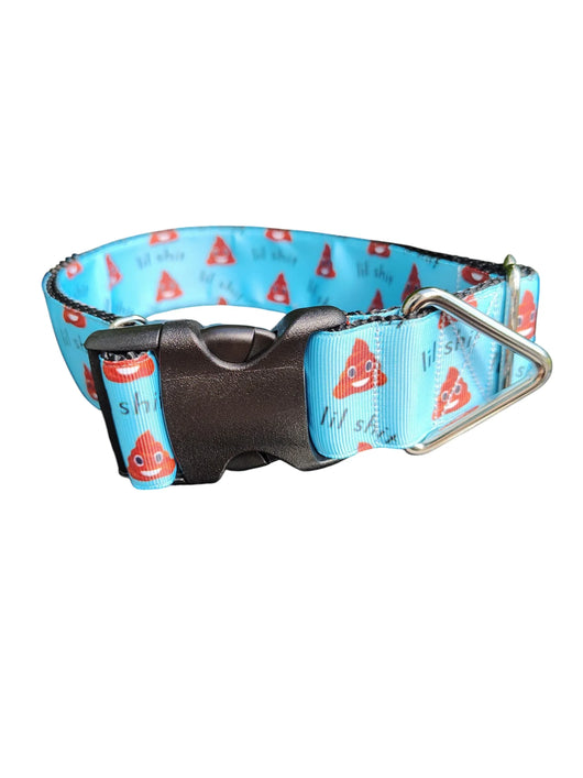 1.5" Wide Lil Shit Nylon Dog Collar