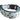 Blue Bees Black Nylon Dog Collar MD, LG, XL, Leash
