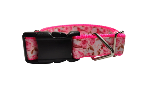 Rose Finch Bird Nylon Dog Collar