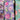 1.5" Wide Flowers on Purple Nylon Dog Collar