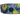 1.5" Wide Blue & Yellow Floral Nylon Dog Collar