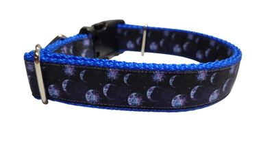 Moon Nylon Dog Collar