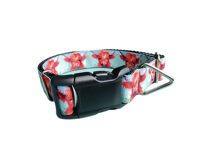 Highland Cows Nylon Dog Collar