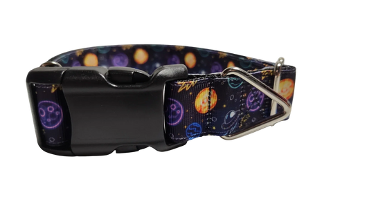 Space Travel Nylon Dog Collar