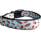 Mushrooms and Berries Nylon Dog Collar