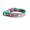 Coleira de Nylon para Cachorros Pizza My Heart