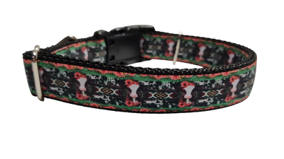Western Cow Nylon Dog Collar