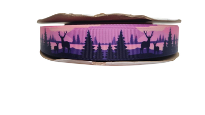 Deer in Nature Nylon Dog Collar