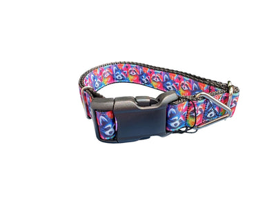 Coleira para Cães em Nylon com Estampa de Guaxinins Trash Panda
