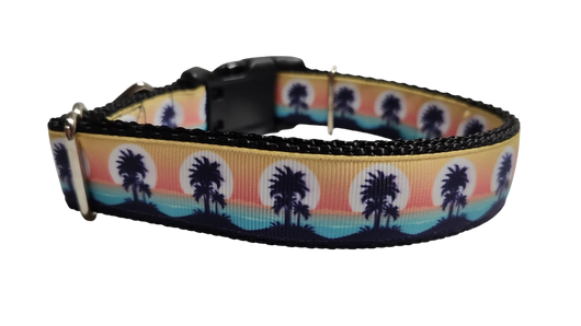 Coleira para Cães de Nylon Tropical Sunsets