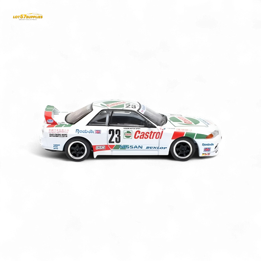Poprace GT-R R32 Macau Guia Race 1990 Vencedor Branco 1:64