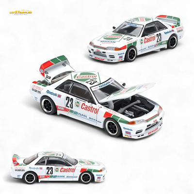 Poprace GT-R R32 Macau Guia Race 1990 Vencedor Branco 1:64