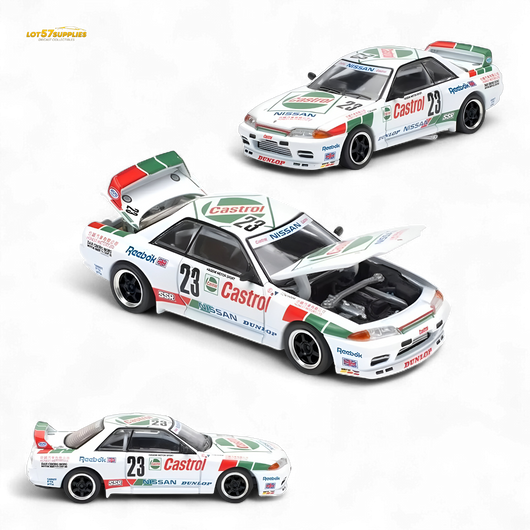 Poprace GT-R R32 Macau Guia Race 1990 Vencedor Branco 1:64