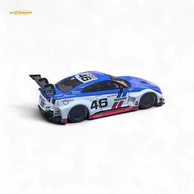 MC LB GTR R35 GT - BRE Branco Azul Livery 1:64
