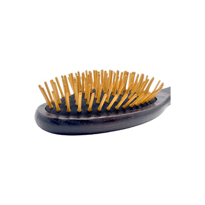 Dural Ash Wood rubber cushion hair brush with wooden pins - Tekeno