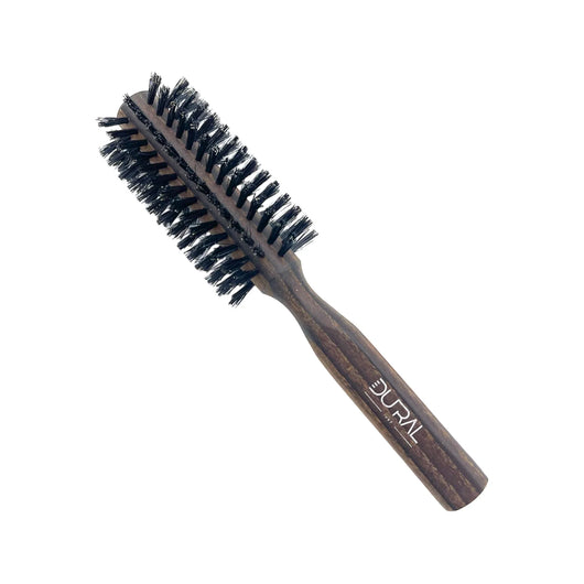 Dural Thermo Ash Wood 10 rows round hair brush with boar bristles - Tekeno