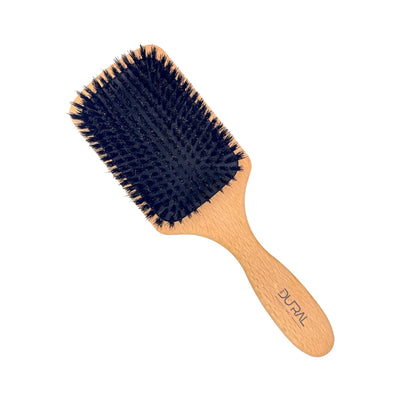 Dural Beech Wood wild boar bristles paddle brush - Tekeno