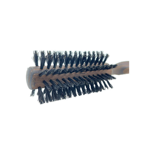 Dural Thermo Ash Wood 10 rows round hair brush with boar bristles - Tekeno