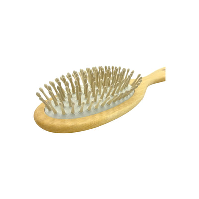 Dural Beech wood rubber cushion hair brush with wooden pins - Tekeno