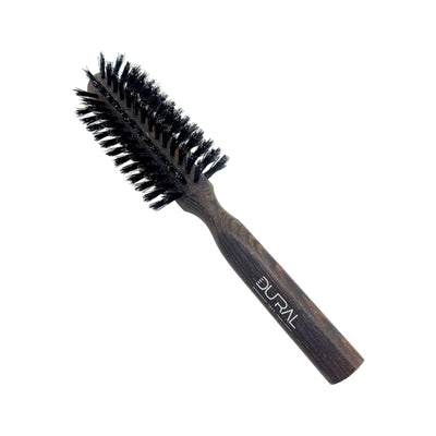 Dural Thermo ash wood half round hair brush with boar bristles - 8 rows - Tekeno