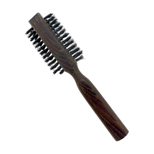 Dural Thermo ash wood half round hair brush with boar bristles - 8 rows - Tekeno