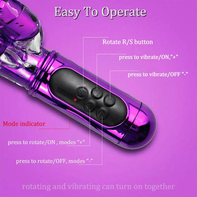 TRIOrgasmic Vibrador Triple Estimulação