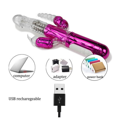 TRIOrgasmic Vibrador Triple Estimulação