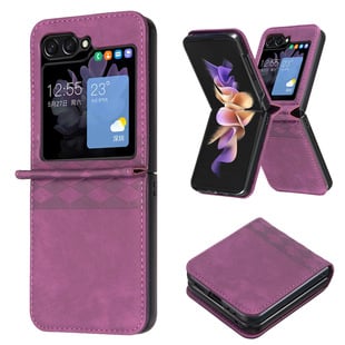 Funda Plegable Retro con Múltiples Compartimentos y Patrón Patchwork - Image 14
