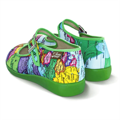 Chocolaticas® Bon Voyage Women's Mary Jane Flat - Tekeno