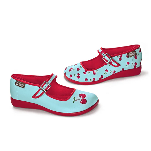 Chocolaticas® Cherry Women's Mary Jane Flat - Tekeno